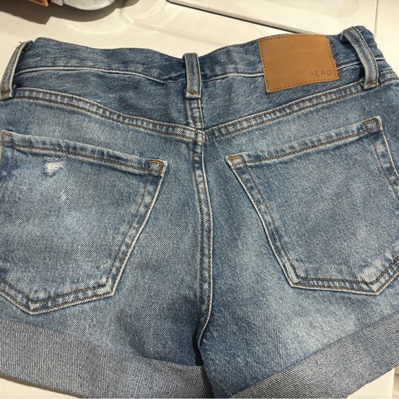 Aeropostle Mom shorts Sz 0 - Picture 4 of 4